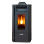 Qlima Pelletkachel Viola 85 S-line - 7.6kW - Zwart