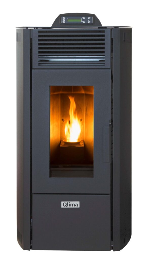 Qlima Pelletkachel Viola 85 S-line - 7.6kW - Zwart