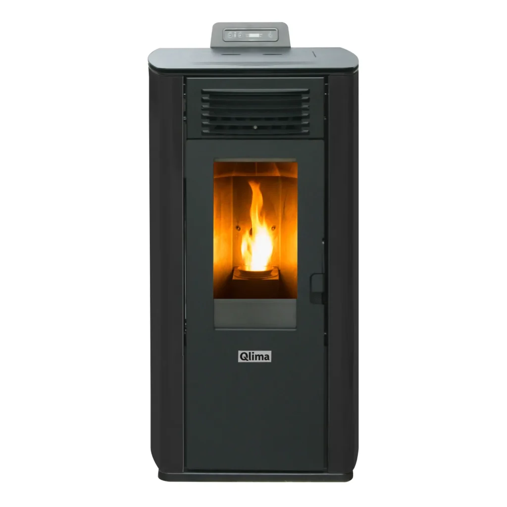 Qlima Pelletkachel Fiorina 74 S-Line - 7.45kW - Zwart