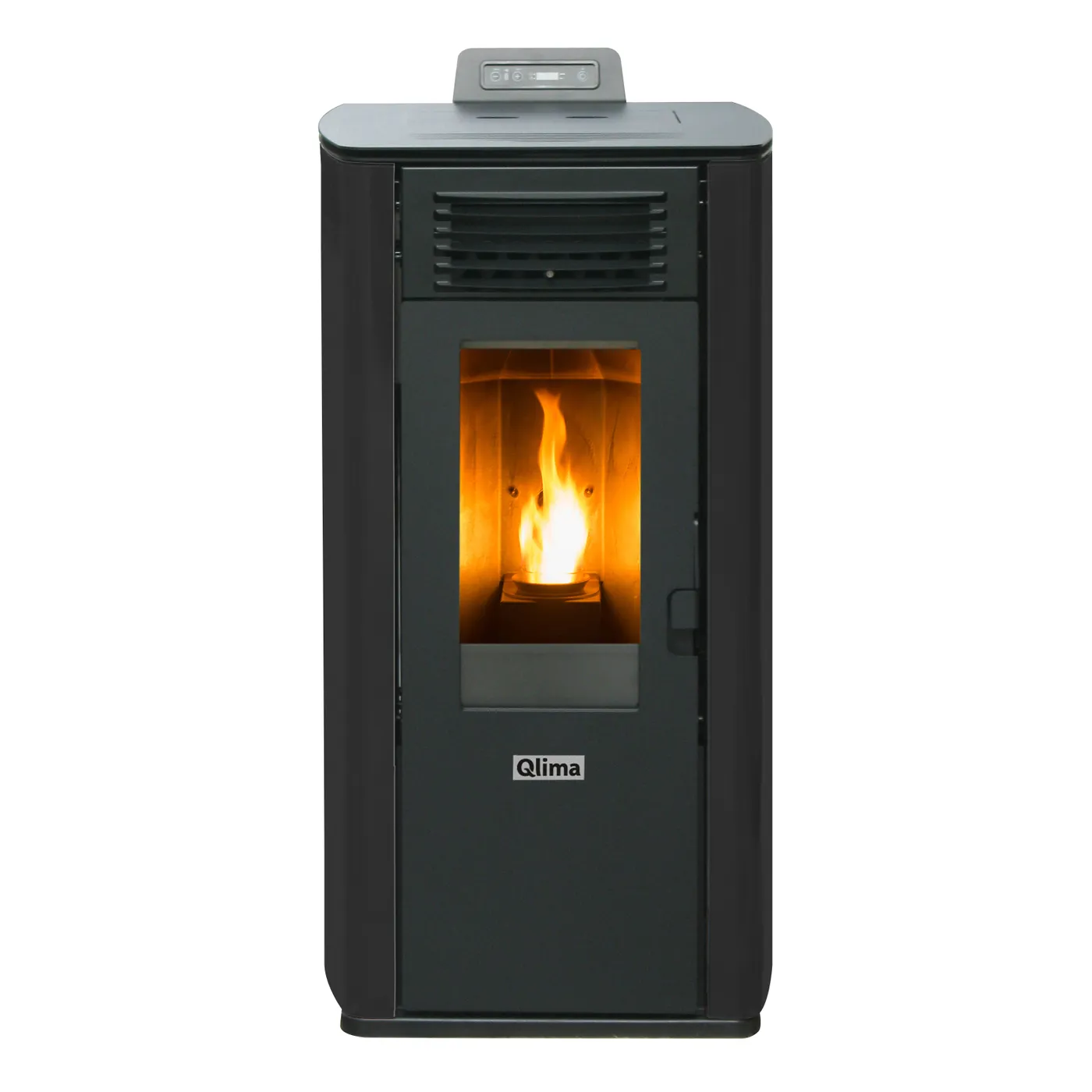 praxis-5624950-1 Qlima Pelletkachel Fiorina 74 S-Line - 7.45kW - Zwart